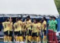 PEMAIN hoki bawah 18 (B-18) negara meraikan kejayaan ketika menewaskan China 3-0 dalam aksi terakhir Kumpulan B untuk mengesahkan tiket ke separuh akhir Kejohanan Hoki Piala Asia B-18 di Kakamigahara, Jepun, semalam.- IHSAN KONFEDERASI HOKI MALAYSIA (KHM)