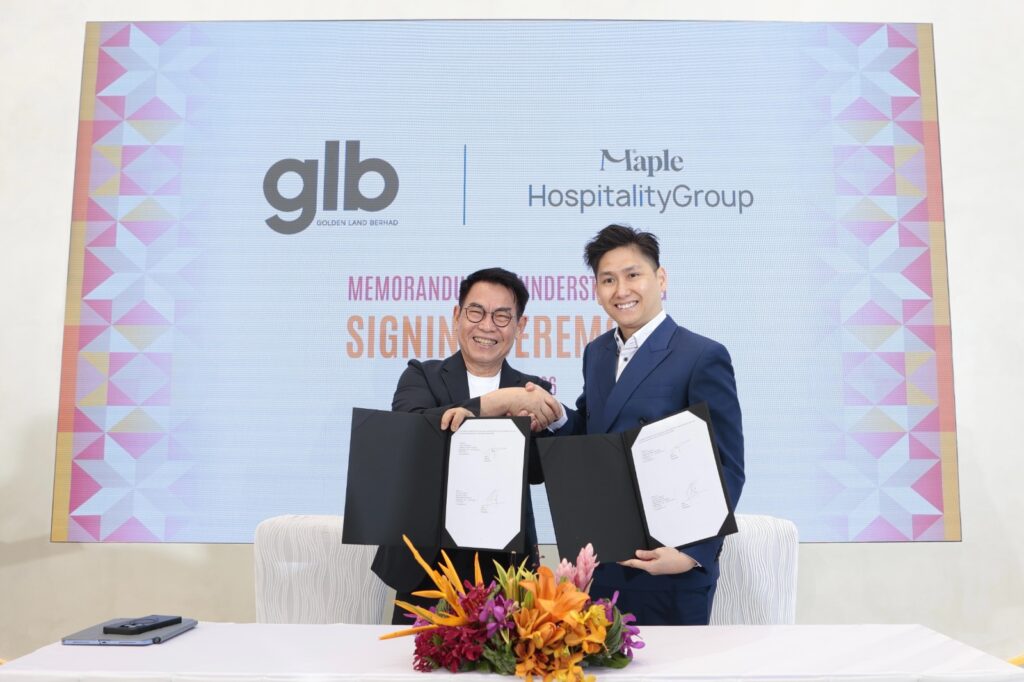 Golden Land Berhad dan Maple Hospitality Group berganding ba