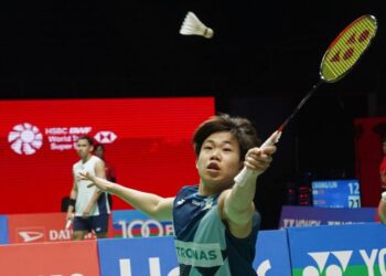 Aaron Tai digandingkan dengan Aaron Chia selepas gandingan lama Soh Wooi Yik dipisahkan. - UTUSAN