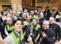 MENTERI di Jabatan Perdana Menteri (Hal Ehwal Agama), Dr. Zulkifli Hasan bersama petugas media Malaysia yang membuat liputan operasi haji musim 2026.