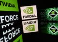SYARIKAT Nvidia menentang pelesenan global bagi mengawal akses kepada cip AI. - AFP