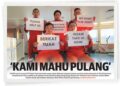 LAPORAN muka hadapan Mingguan Malaysia, semalam.