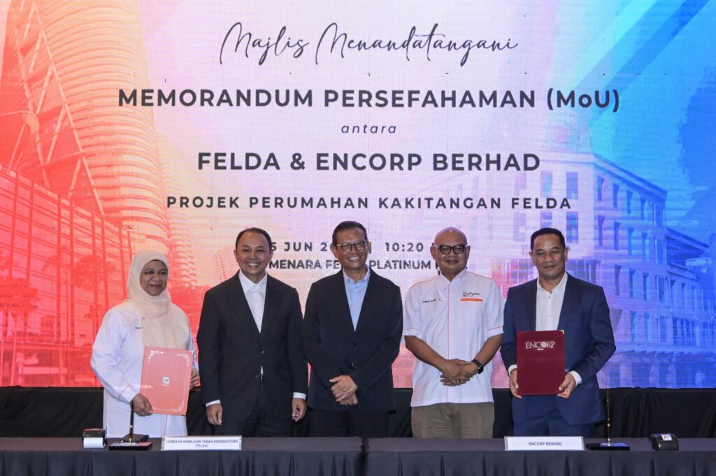 Felda jalin kerjasama dengan Encorp bina 450 rumah kakitangan