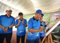 ABDUL Razak Abdul Majid (depan), menyempurnakan perasmian program My Brighter Green Initiative (MBGI) 2026 di Kubang Badak, Langkawi, Kedah