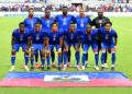 Hanya beberapa hari sebelum memulakan kempen Piala Dunia 2026, skuad kebangsaan Haiti diarah ubah reka bentuk jersi mereka. - AFP