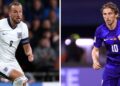 Dua kapten, Harry Kane dan Luka Modric akan menjadi tumpuan aksi England menentang Croatia esok. - AFP