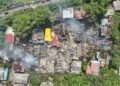 KEADAAN lokasi kebakaran yang memusnahkan 27 buah rumah di Kampung Cina, Gok Kapur, Kota Bharu, Kelantan hari ini-IHSAN JBPM