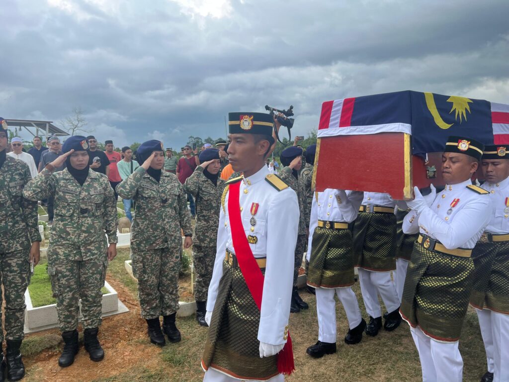 Soldier killed in grenade exercise laid to rest with military honors