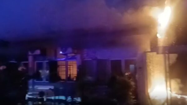 SK Parit Serong terbakar