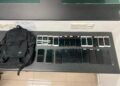 TELEFON bimbit yang dirampas selepas PGA menahan dua warganegara China dalam serbuan di kawasan semak Kampung Belukar, Jeram Perdah, Rantau Panjang, Kelantan.