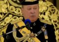 SULTAN Ibrahim bertitah ketika Istiadat Menghadap dan Istiadat Pengurniaan Darjah Kebesaran, Bintang dan Pingat Persekutuan sempena Sambutan Ulang Tahun Hari Keputeraan Rasmi Yang di-Pertuan Agong di Istana Negara, Kuala Lumpur hari ini.