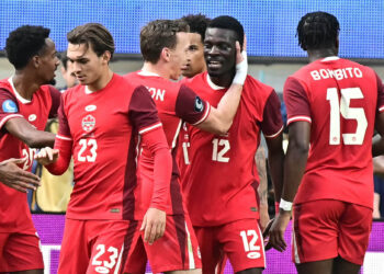 Selepas gagal meraih sebarang mata pada penampilan terdahulu di Piala Dunia 2022, skuad kendalian Jesse Marsch kini hanya selangkah untuk melakar pencapaian terbesar dalam sejarah bola sepak negara itu. - AFP