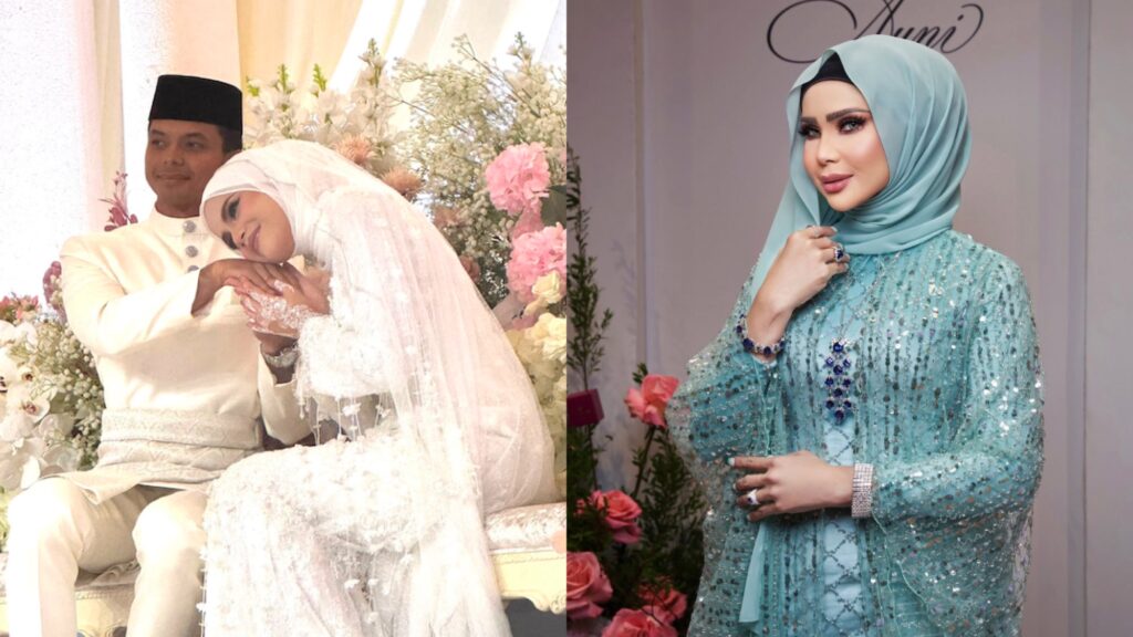 Malaysian actress Che Ta celebrates son's wedding