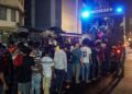 PENDATANG asing tanpa izin (PATI) ditahan oleh Jabatan Imigresen dalam Ops Kutip Bersepadu di sekitar Pasar Pudu, Kuala Lumpur, semalam.-MINGGUAN/ISKANDAR ISHAK
