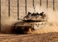 GAMBAR fail sebuah kereta kebal yang digunakan oleh Israel. - AFP