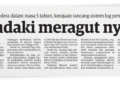 LAPORAN Utusan Malaysia semalam.