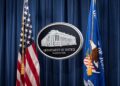 LOGO Jabatan Keadilan Amerika Syarikat. - AFP
