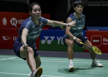 Clarissa San masih mencari keserasian dengan Chen Tan Jie sebelum permulaan gandingan baharu itu di Terbuka Jepun bulan depan. - MINGGUAN/MUHAMAD IQBAL ROSLI