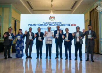ANWAR Ibrahim mempengerusikan Mesyuarat Majlis Ekonomi Digital dan Revolusi Perindustrian Keempat Negara (MED4IRN), sebelum menyempurnakan peluncuran Pelan Tindakan Malaysia Digital 2030 (MD2030): Ke Arah Negara AI di Perdana Putra, Putrajaya. PEJABAT PERDANA MENTERI