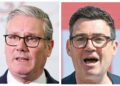 KEIR Starmer (kiri) dan Andy Burnham - AFP