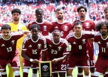 Qatar mahu meneruskan momentum positif mencari kemenangan menentang Kanada esok. - AFP