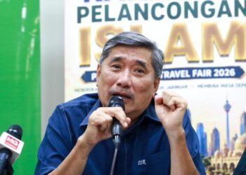 RAZALI Mohd. Sham bercakap pada sidang media Karnival Pelancongan Islam PAPUH Muslim Travel Fair 2026 di Pejabat Persatuan Agensi Pelancongan Umrah dan Haji Malaysia (PAPUH), Seksyen 18, Shah Alam. UTUSAN/AFIQ RAZALI