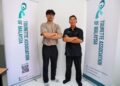 MARCUS (kiri) dan Mohd Subri aktif memberi kesedaran kepada masyarakat mengenai penyakit Tourette. - UTUSAN/SADDAM YUSOFF