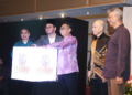 ZULKIFLI Hasan (dua dari kiri) bersama Mohamad Alamin (tiga dari kanan) dan Samad Majid Zain (kiri) semasa pelancaran SME Bank iTekad Ishraf 4.0 di Seri Pacific Hotel, Kuala Lumpur.