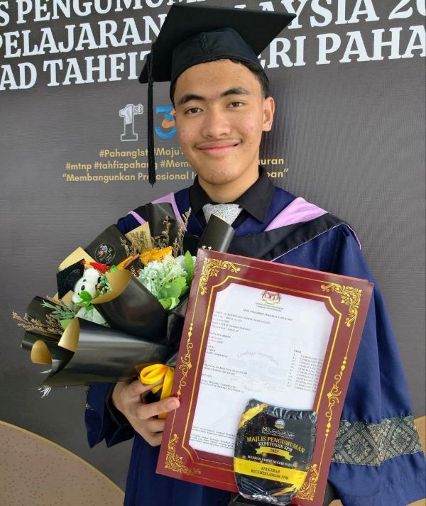 Pelajar cemerlang SPM, Ahmad Hasif mahu bergelar j