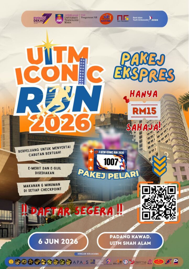 Lebih 1,200 mahasiswa sertai UiTM Iconic Run 2026