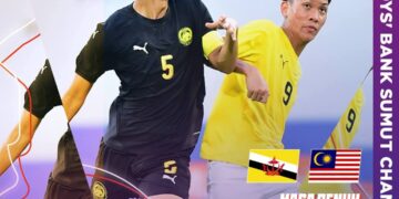 SKUAD B-19 negara mencatat kemenangan kedua berturut-turut dalam kempen Kejuaraan B-19 ASEAN di Indonesia, hari ini. - Ihsan FAM