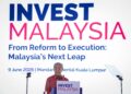 AHMAD Zahid Hamidi sewaktu berucap pada Persidangan Invest Malaysia Kuala Lumpur, di sini hari ini. - UTUSAN/MUHAMAD IQBAL ROSLI