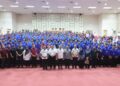 SAIFUDDIN Nasution Ismail (tengah) pada Program Citra Menteri Dalam Negeri: Sekolah Selamat di Pusat Latihan Teknologi Tinggi Batu Pahat, semalam.