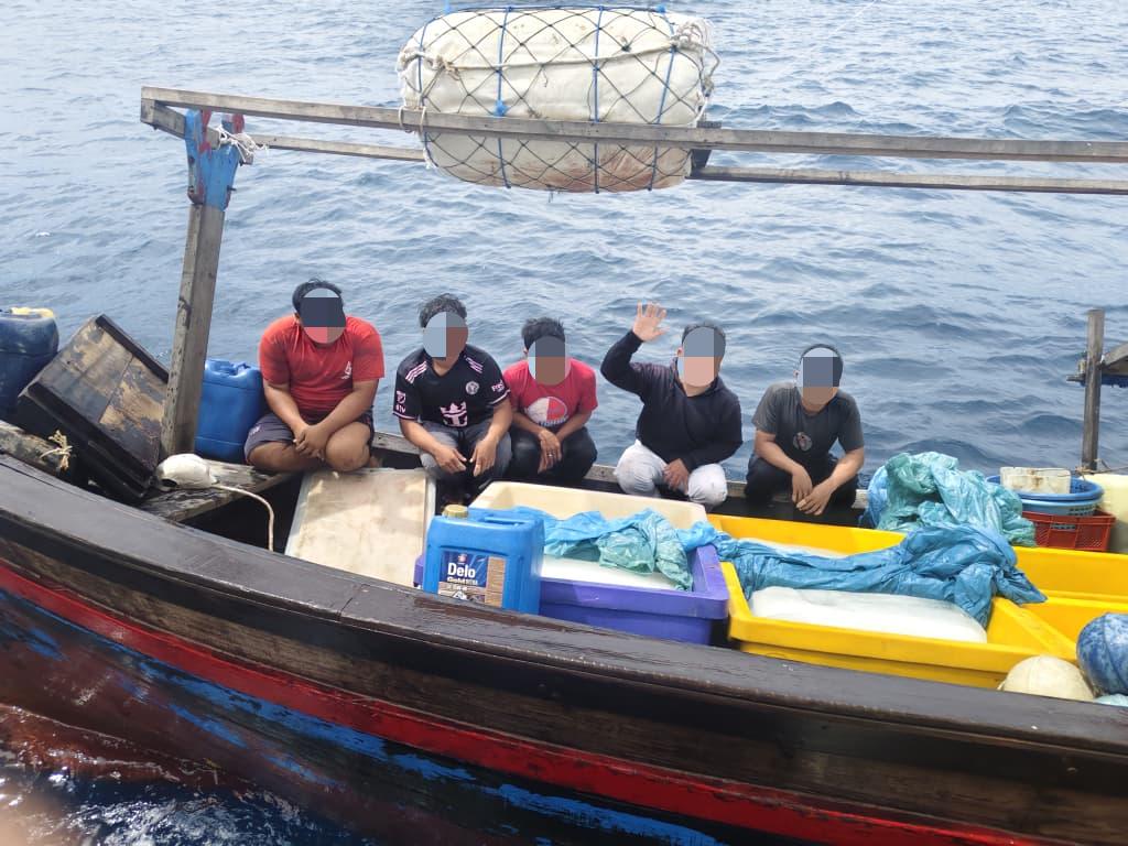 Maritim tahan vesel nelayan asing, sita sangkar ikan tanpa l