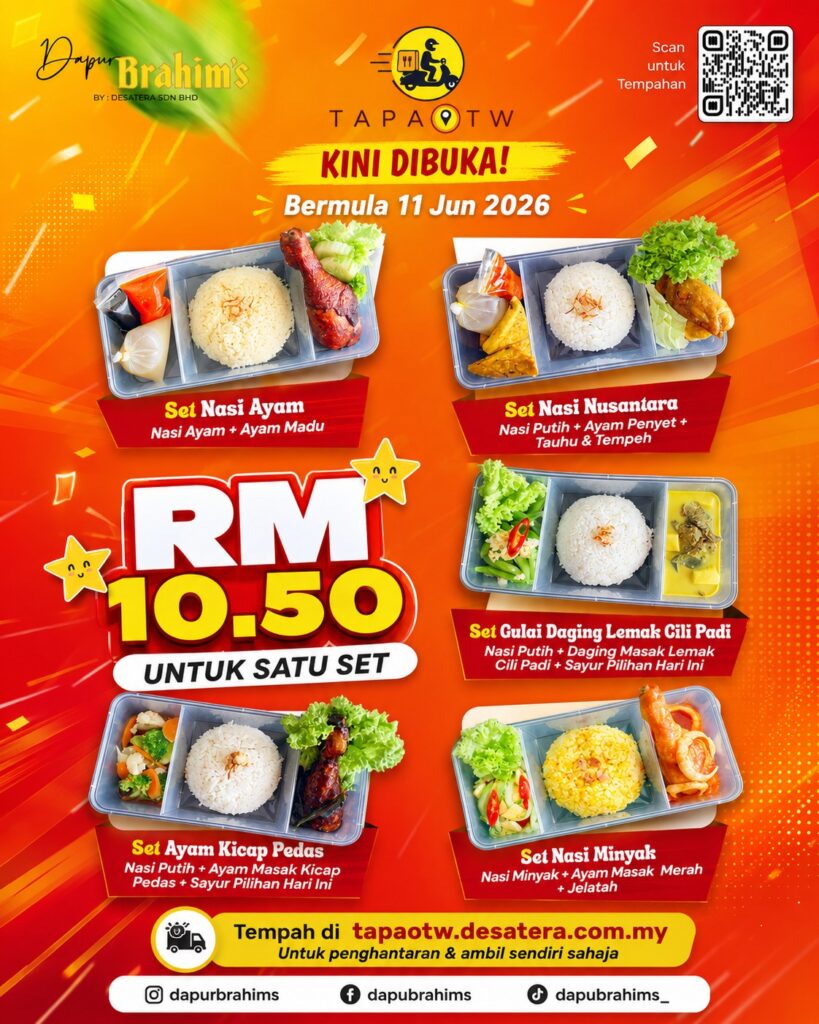 Desatera lancar TapaOTW by Dapur Brahim’s