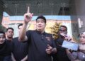 ALBERT Tei ketika Himpunan Gegar Tiktok di sini, semalam.