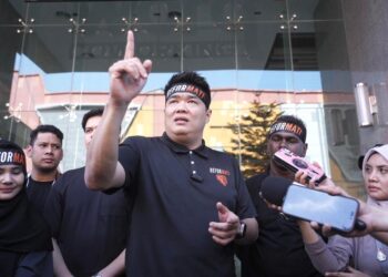 Albert Tei ketika Himpunan Gegar Tiktok di sini, hari ini.