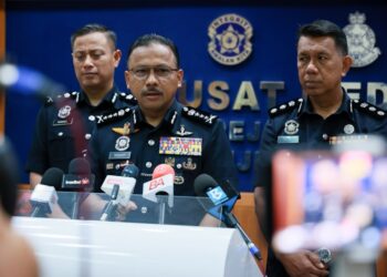 MOHD. Yusoff Mamat semasa sidang media di IPK Kelantan di Kota Bharu, Kelantan hari ini-UTUSAN/KAMARUL BISMI KAMARUZAMAN.