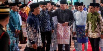 SULTAN Nazrin Muizzuddin Shah berkenan hadir Majlis Sambutan Maal Hijrah Peringkat Kebangsaan 1448H di Masjid Putra, Putrajaya. - UTUSAN/FAISOL MUSTAFA