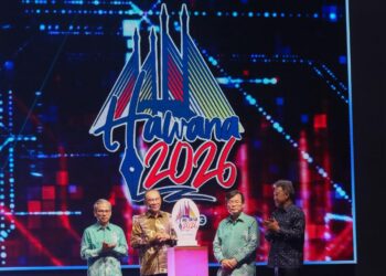 ANWAR Ibrahim (dua dari kiri) ketika menghadiri majlis kemuncak sambutan Hawana 2026 di Pusat Konvensyen PICCA @ Butterworth Arena, Pulau Pinang hari ini.-UTUSAN/DANIAL SAAD