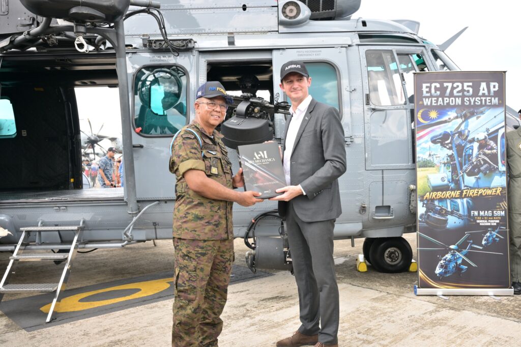 Royal Malaysian Air Force Receives FN MAG 58M Machine Guns for EC725 Helicopters