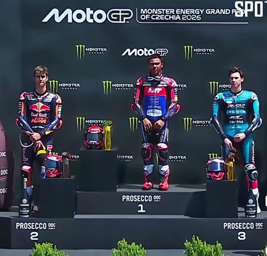 Hakim Danish Triumphs at Czech Moto3 Grand Prix from 14th on Grid