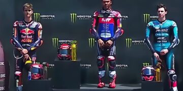 Hakim Danish menjuarai GP Republik Czech di Litar Brno, Republik Czech, hari ini.