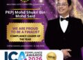 MOHD Shukri Mohd Said  dicalonkan dalam kategori Compliance Leader of the Year ICA