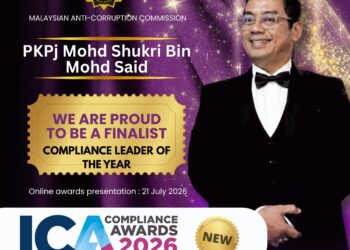 MOHD Shukri Mohd Said  dicalonkan dalam kategori Compliance Leader of the Year ICA