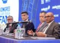 Setiausaha Agung Konfederasi Bola Sepak Asia (AFC), Datuk Seri Windsor John (kanan) bercakap pada sidang akhbar selepas Kongres Luar Biasa Persatuan Bola Sepak Malaysia (FAM) 2026 di Petaling Jaya, semalam. - UTUSAN/FARIZ RUSADIO