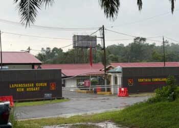 KEM Hobart yang terletak di Gurun, lokasi dua anggota tentera maut akibat terkena letupan bom di Sungai Petani.