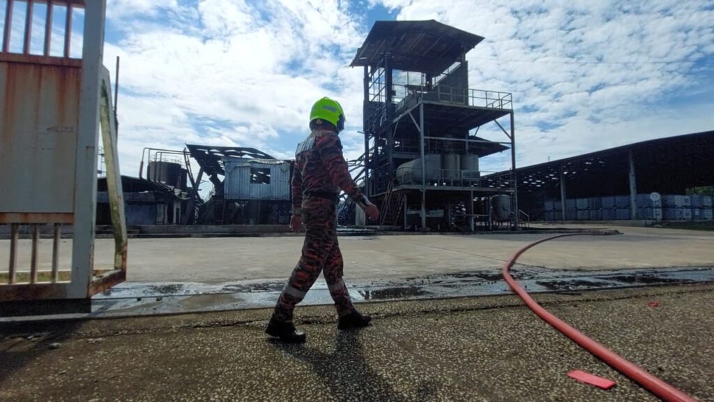 Gebeng industrial waste plant fire controlled