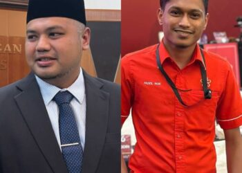 HAZIQ ASYRAF DUN (kiri) dan MUHAMMAD FADZIL NOR ABD. RAHMAN (kanan).-UTUSAN