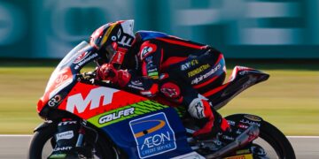 Hakim Danish berjaya menokok sembilan mata pada Grand Prix Motosikal Belanda di Litar Assen, Belanda, hari ini. - Ihsan SIC Racing